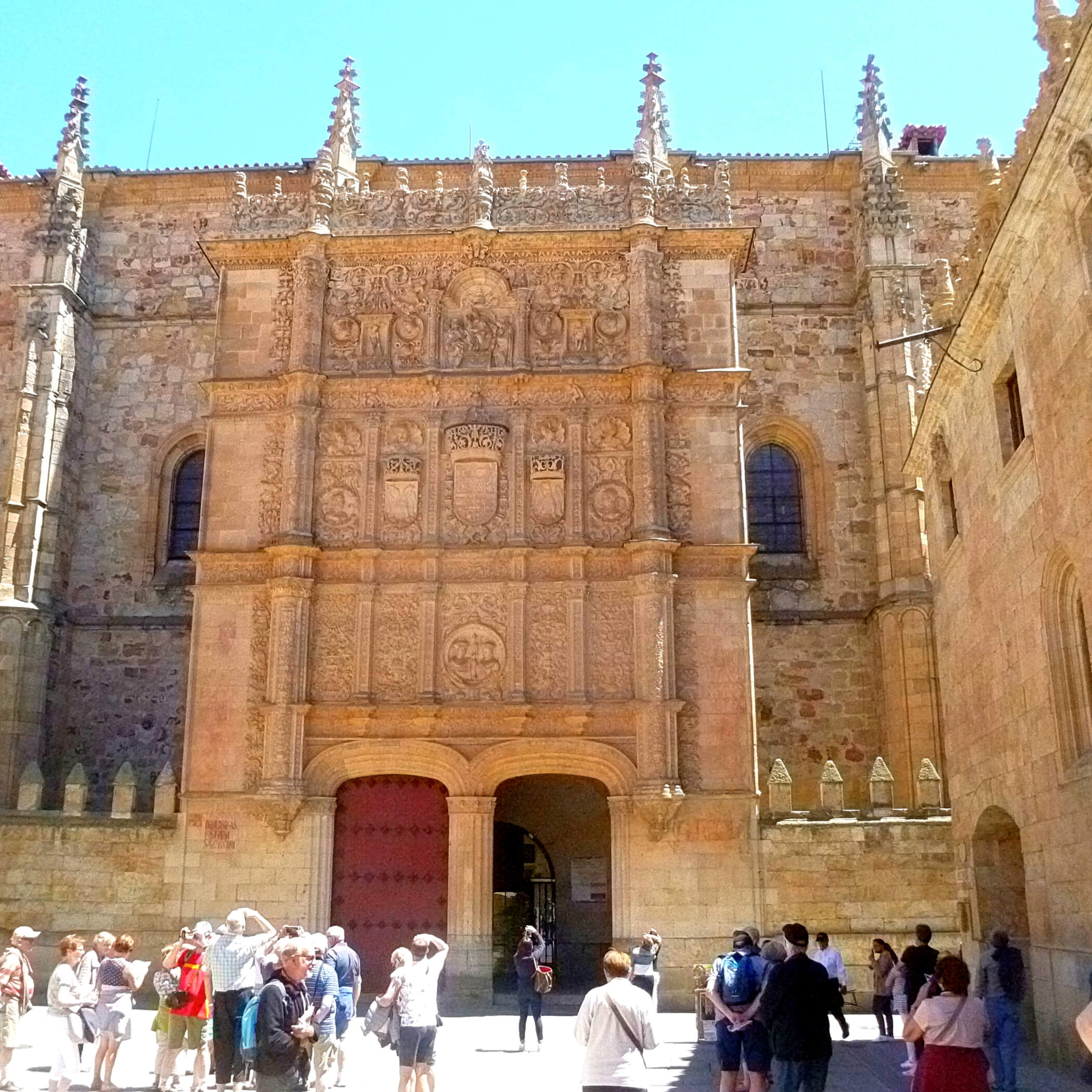 facade of Univeristy of Salamanca