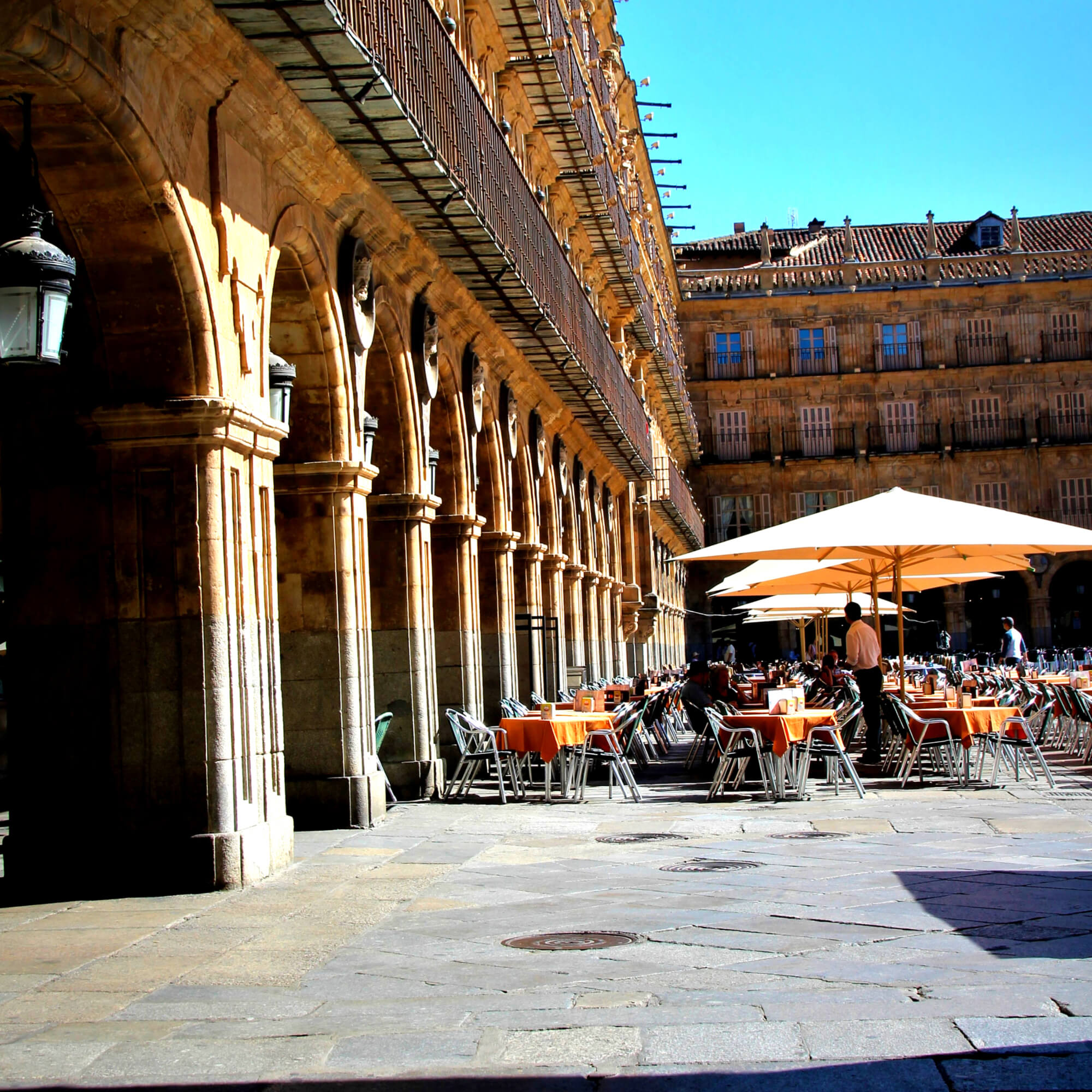 Bar in the plaza Mayor of Salamanca